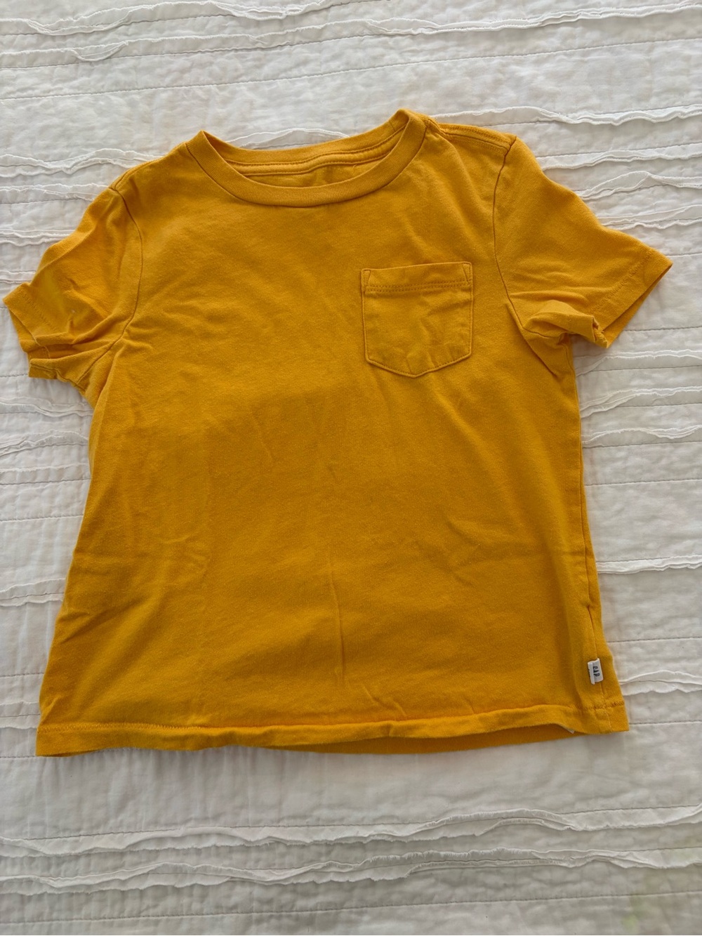 GAP Kids Yellow Pocket Tee